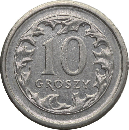 Destrukt, 10 groszy 2010, skrętka w lewo 160 stopni, prawie odwrotka, st. 3+